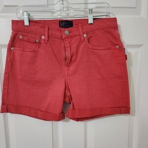 Gap Red denim 5" shorts